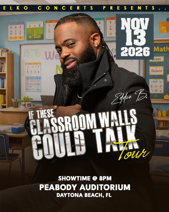 Eddie B concert tour poster 2026 & 2027